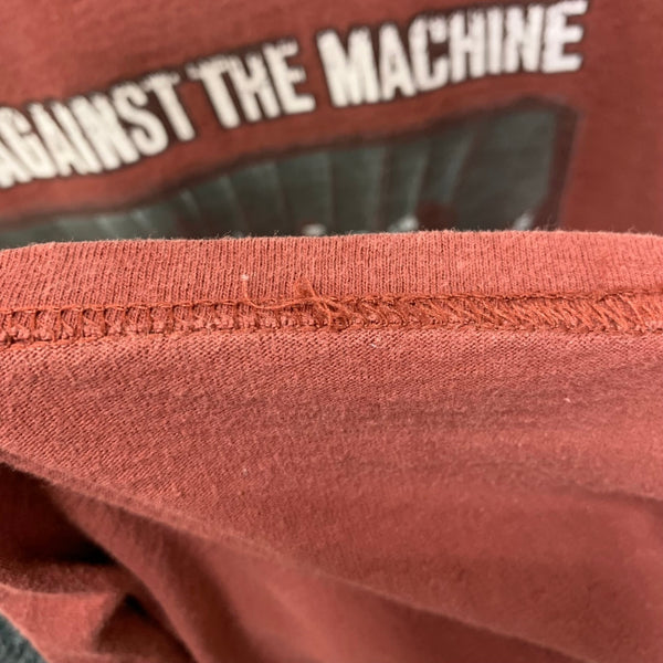 【曜日割引対象外】 バンド band 90's 90s 90年代 レイジアゲインストザマシーン RAGE AGAINST THE MACHINE スウェット レッド XLサイズ 201MT-3604 VB