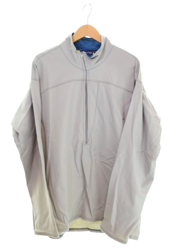 パタゴニア PATAGONIA  00s  00年製 オールド リズム テイラス プルオーバー rhythm ジップ ハイネック ジャケット グレー 21020 スウェット グレー LLサイズ 103MT-2226