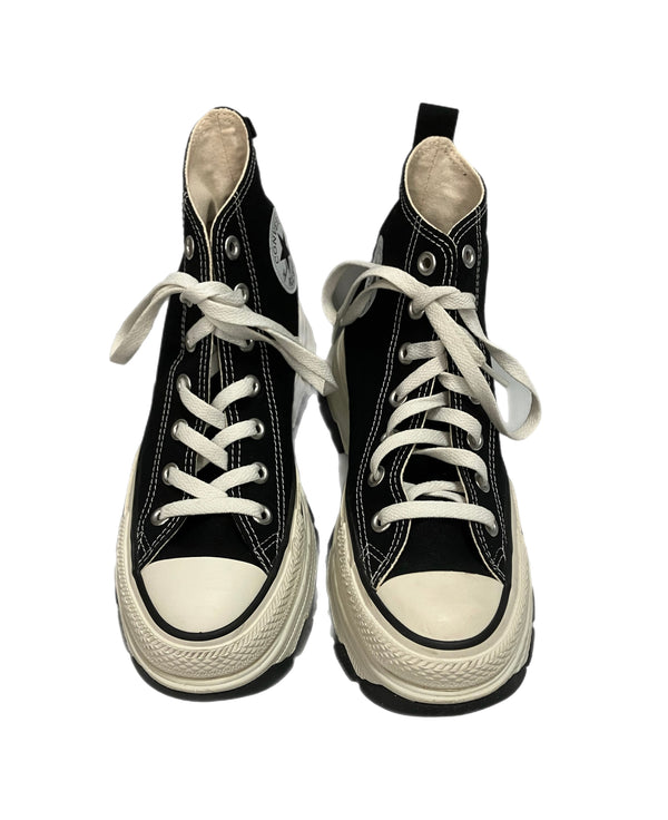 コンバース CONVERSE ALL STAR TREKWAVE HI オールスター トレックウェーブ ハイ カット 厚底  1SD400 レディース靴 スニーカー ブラック 24.5cm 101-shoes1706