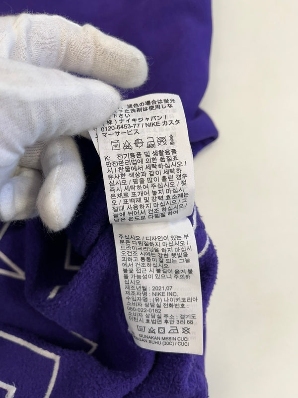 シュプリーム SUPREME ×NIKE ナイキ 22SS Arc Crewneck アーククルーネックスウェット 紫 DM1776-506 スウェット パープル Mサイズ 101MT-5318