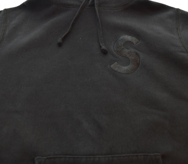 シュプリーム SUPREME S Logo Hooded Sweatshirt Sロゴ スウェットパーカー 黒 パーカ ブラック Lサイズ 103MT-1980
