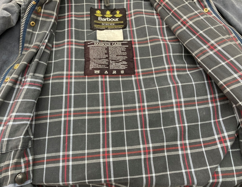 バブアー Barbour BORDER ボーダー 90's 3ワラント オイルド