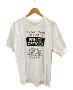 US US古着 ヴィンテージ Vintage SCREEN STARS スクリーンスターズ POLICE OFFICER ポリスオフィサー 袖シングル XL Tシャツ ホワイト LLサイズ 101MT-2686