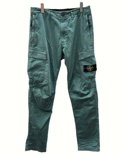 ストーンアイランド STONE ISLAND Straight-Leg Cargo Trousers カーゴ トラウザー パンツ 緑 ロゴ 741530504 ボトムスその他 カーキ 31 104MB-101