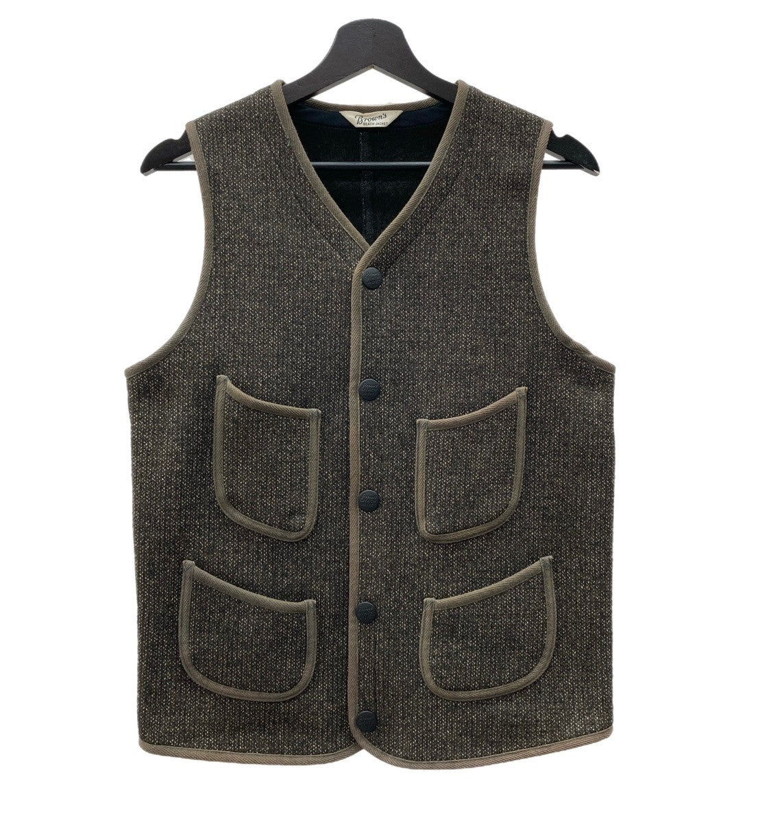 BROWN'S BEACH ブラウンズビーチベスト ブラウンズビーチ BROWN'S BEACH JACKET ビーチクロスベスト