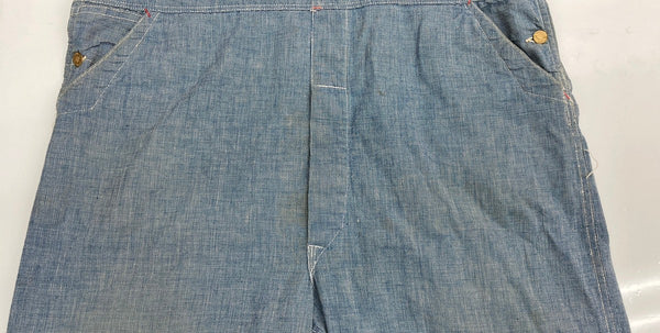 カーハート Carhartt 40s 40年代 ハートタグ ピンストライプ ヴィンテージ Pin Stripe Overall Vintage  ストライプ つなぎ・オーバーオール ブルー サイズ不明 104MB-362