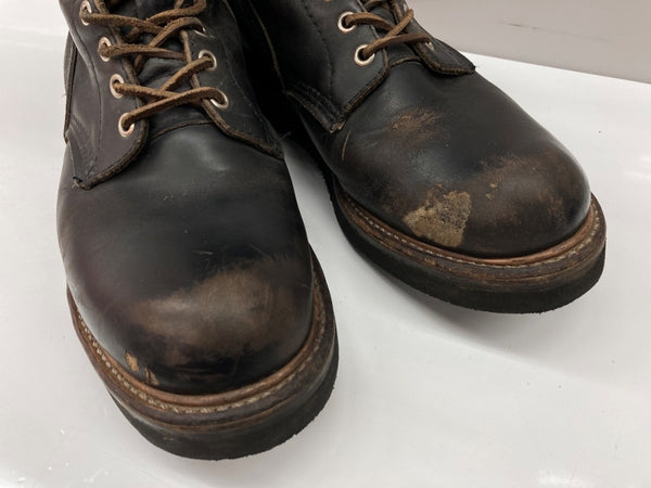 レッドウィング RED WING LOGGER BOOTS ロガー ブーツ 茶芯 レースアップ ワーク ロング バイカー シューズ 黒 メンズ靴 ブーツ その他 ブラック サイズ 8 1/2D 104S-1002