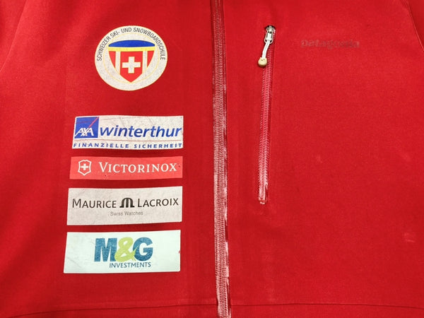 パタゴニア PATAGONIA Northwall Soft Shell Jacket 別注 ノースウォール ソフト シェル ジャケット 赤 ジャケット ロゴ レッド Mサイズ 104MT-1390