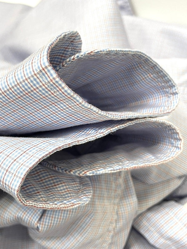 マービンポンティアックシャツメーカーズ Marvine Pontiak Shirt Makers Military SH ミリタリー チェックシャツ MPSH-1905S One size 長袖シャツ ブルー 601MT-14