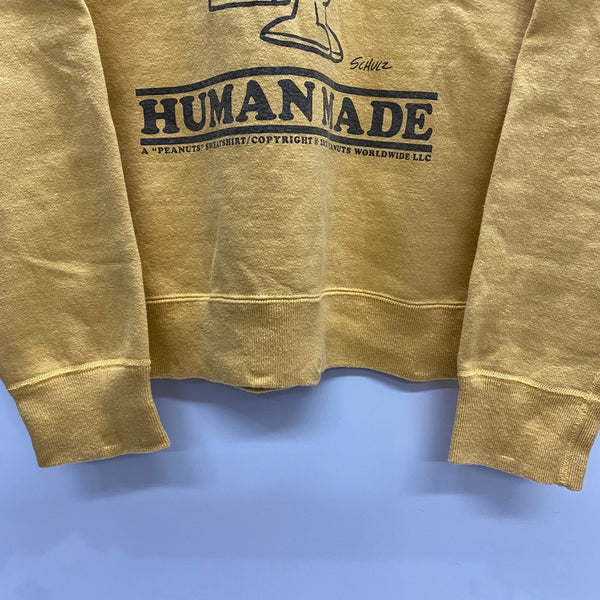 【曜日割引対象外】　ヒューマンメイド HUMAN MADE PEANUTS Sweatshirt スウェット 黄色 Sサイズ 201MT-3459 VB