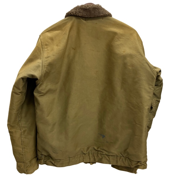 【曜日割引対象外】 ヴィンテージ vintage 40's US.NAVY N-1 DECK JACKET USN ピケ ジャケット カーキ 201MT-4291 VB