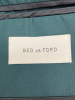 ベッドフォード BED J.W. FORD 17AW TAILORED JACKET テーラード ジャケット Nospec. ギミック テープ 左右非対称 緑 サイズ 1 ジャケット 無地 グリーン 104MT-966