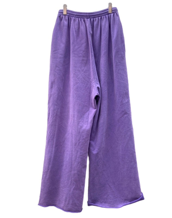 バレンシアガ BALENCIAGA EVENINGWEAR 22SS Baggy Sweatpants バギー スウェットパンツ ワイド ズボン 紫 無地 682143 TLVN2 ボトムスその他 パープル Mサイズ 104MB-390