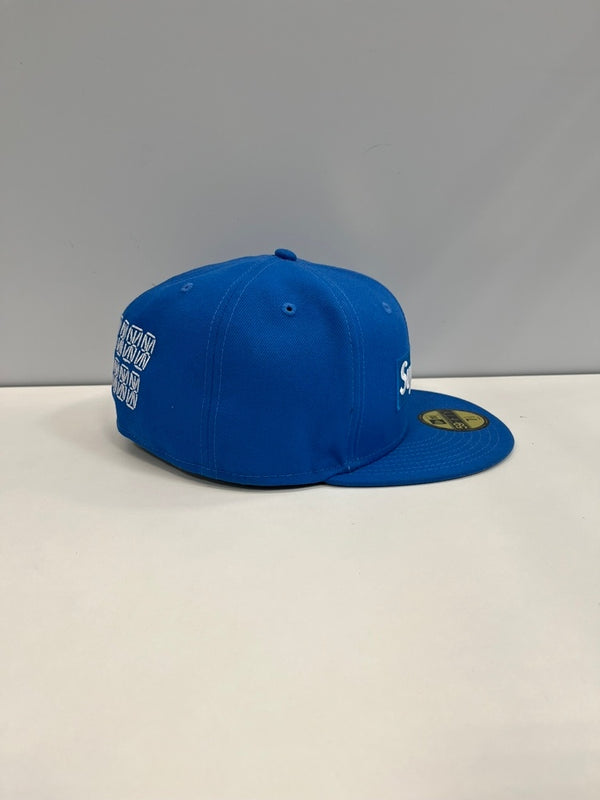 シュプリーム SUPREME Sharpie Box Logo New Era シャーピー ボックスロゴ ニューエラ 青 7 1/2 帽子 メンズ帽子 キャップ ブルー 101hat-153