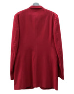 コムデギャルソン COMME des GARCONS HOMME 90s LONG JACKET ロング ジャケット 田中オム テーラード アーカイブ アウター 赤 IJ-04012M ジャケット 無地 レッド Mサイズ 104MT-2093