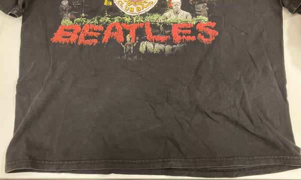 バンド band 90’s 90年代 THE BEATLES Sgt. Pepper's Lonely Hearts Club Band  ビートルズ サージェント・ペパーズ・ロンリー・ハーツ・クラブ・バンド VINTAGE ヴィンテージ XL Tシャツ ブラック LLサイズ 101MT-5056