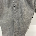 【曜日割引対象外】 ヴィンテージ vintage 40's President ワークシャツ ネルシャツ 長袖シャツ ブラック 16サイズ 201MT-4853 VB