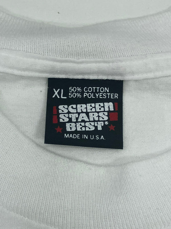 ヴィンテージ vintage 90's 90年代 SCREEN STARS APPLE アップル Rマーク ロゴ 企業物 アートT シングルステッチ MADE IN USA アメリカ製 XL Tシャツ ホワイト LLサイズ 101MT-4337
