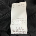 ヨウジ ヤマモト Yohji Yamamoto BLACK Scandal KATSURAGI R-SINGLE F BLOUSON HS-Y98-040 ジャケット ブラック 2サイズ 201MT-4847