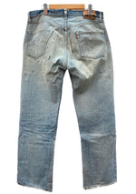 リーバイス Levi's 66前期 70's 70年代 Vintage ヴィンテージ ジーンズ デニムパンツ ボタン裏6 赤耳 青 無地 デニム ブルー サイズ不明 104MB-115