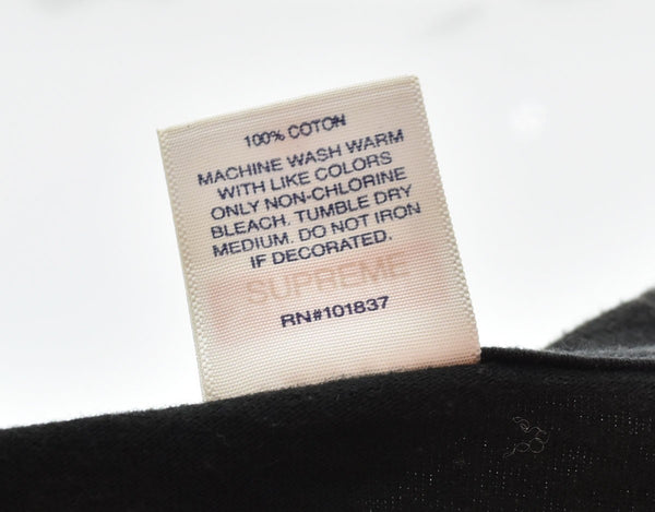 シュプリーム SUPREME 19AW Queen Tee クイーンTシャツ トランプ柄 ビッグロゴ XL Tシャツ ブラック 103MT-2726