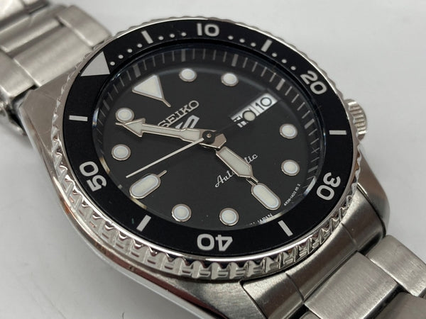 セイコー SEIKO 自動巻 腕時計 SBSA225 10気圧防水 スポーツ メカニカル ウォッチ 銀 4R36-14B0 メンズ腕時計シルバー 104T-39