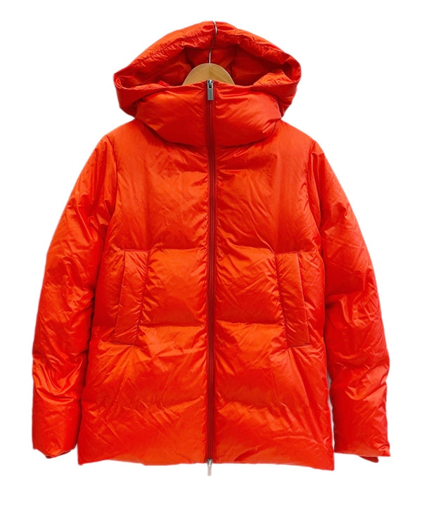 ピレネックス Pyrenex MARGAUX Down Jacket マルゴー ジップアップダウンジャケット ダウンコート  朱色系 ビビッドカラー フード付き HWM001 ジャケット サイズ36 101LT-152