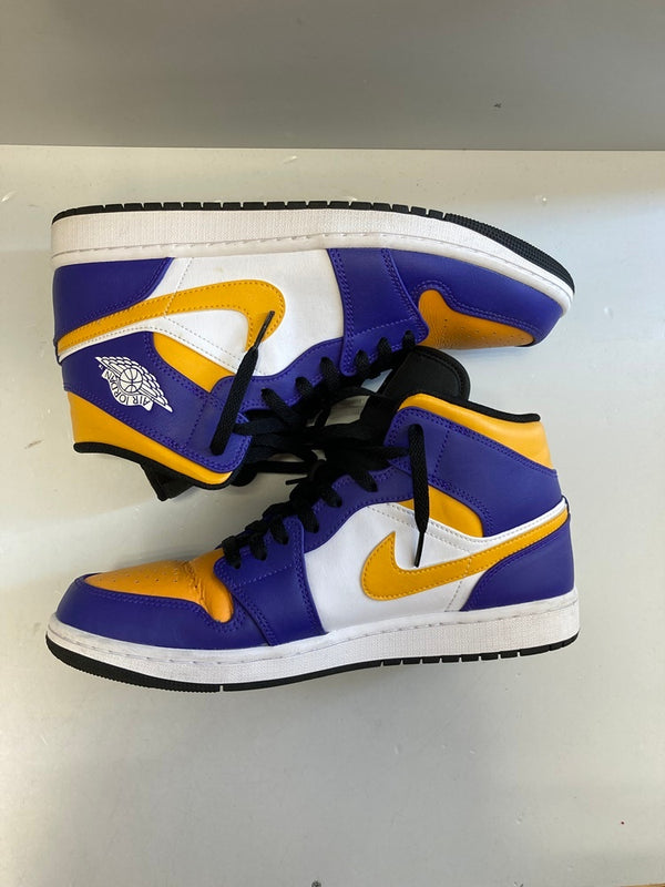 ジョーダン JORDAN Nike Air Jordan 1 Mid  Lakers ナイキ エアジョーダン1 ミッド レイカーズ DQ8426-517 メンズ靴 スニーカー ホワイト 28.5cm 101-shoes1788