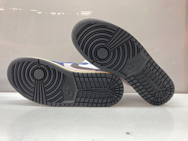 ナイキ NIKE 24年製 AIR JORDAN 1 HI OG RARE AIR エア ジョーダン ハイ レア エア AJ1 バスケ シューズ 白 青 DZ5485-100 メンズ靴 スニーカー ブルー 29cm 104S-869