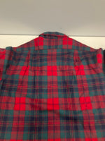 ペンドルトン PENDLETON 70's 70年代 ウール チェックシャツ ボードシャツ  ネルシャツ 開襟 オープンカラー ボックス vintage ヴィンテージ MADE IN USA アメリカ製  長袖シャツ レッド Lサイズ 101MT-5357