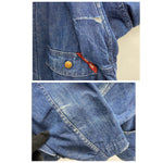 【曜日割引対象外】 ヴィンテージ vintage 50's フィンクス FINCK'S デニムカバーオール ジャケット ブルー 42サイズ 201MT-3436 VB
