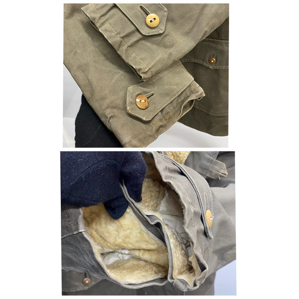 【曜日割引対象外】 ヴィンテージ vintage 40's スウェーデン軍 Ｍ-1909 ムートン パイロットコート ジャケット カーキ 201MT-3555 VB
