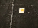 カーハート Carhartt DUCK ACTIVE JACKET THERMAL LINED BLACK ダックアクティブジャケット 黒 J131BLK XL ジャケット ロゴ ブラック LLサイズ 101MT-2302