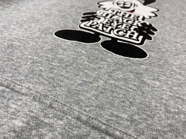 ブラックアイパッチ BlackEyePatch × VERDY ベルディ VICK OG LABEL HOODIE ヴィック オージー ラベル フーディ 灰 パーカ ロゴ グレー XLサイズ 104MT-1647