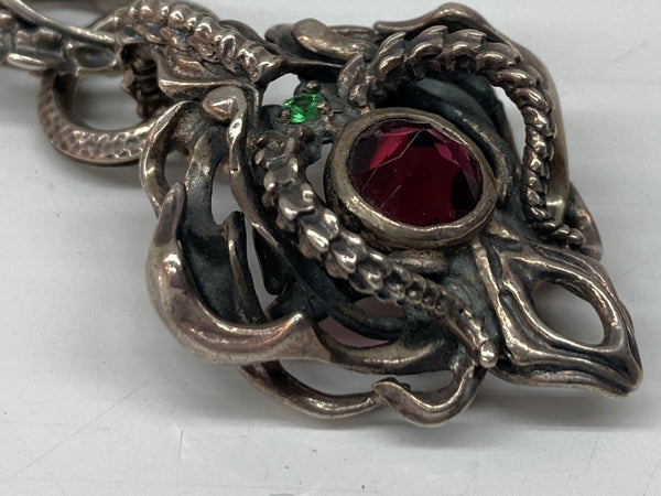 JAP工房 JAP INC. 餓狼 ペンダント トップ GARO CRIMSON HEART 烈花 ネックレス 925 銀 メンズジュエリー・アクセサリー ペンダントトップ 総柄 シルバー 104A-50