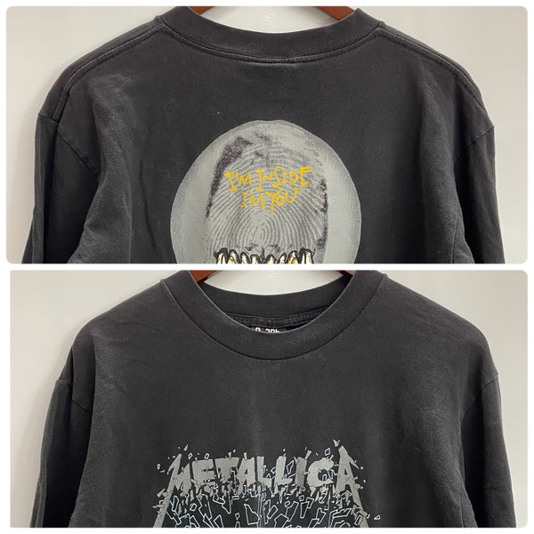 ヴィンテージ vintage 90's メタリカ METALLICA PUSHEAD GIANT USA製 1994 Tシャツ ブラック Lサイズ 201MT-3933 VB