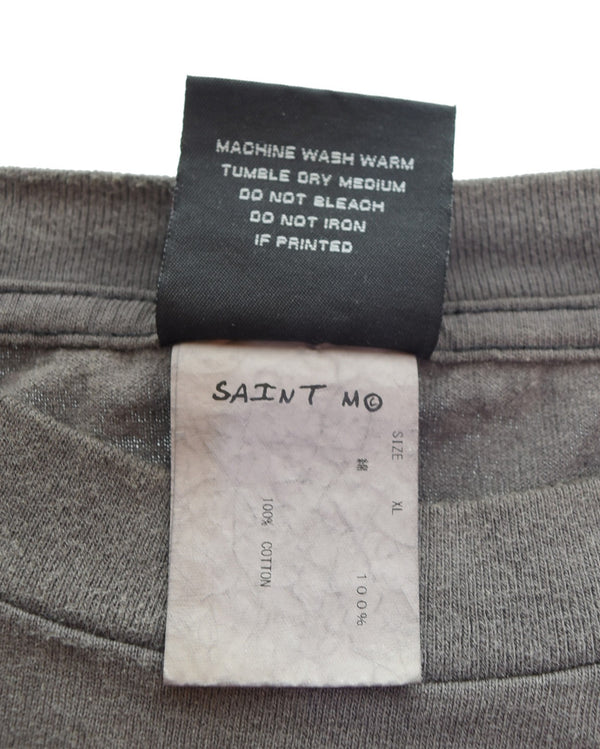 セントマイケル SAINT MICHAEL 22ss Ford Tee フォード プリント SM-S22-0000-033 ロンT ブラック LLサイズ 103MT-3235