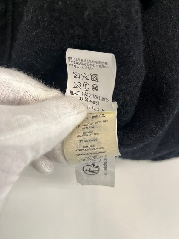 フィルソン FILSON MACKINAW WOOL VEST マッキノーウールベスト USA製 レイヤードベスト 黒 8049-45-70006 ベスト ブラック Mサイズ 101MT-5104