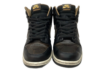 ナイキ NIKE 22年製 × PAWNSHOP ポーンショップ SB DUNK HIGH OG QS ダンク ハイ スケボー シューズ 黒 FJ0445-001 メンズ靴 スニーカー ブラック 26.5cm 104S-803