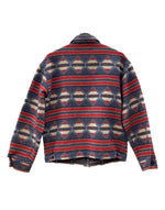 ケンゾー KENZO WOOL JACKET ウール ジャケット 北斎タグ ネイティブ柄 ジップアップ アウター KHJ-229 ジャケット 総柄 マルチカラー Fサイズ 104MT-2321