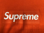 シュプリーム SUPREME 20AW BOX LOGO L/S TEE ロングスリーブ Tシャツ カットソー 長袖 ボックスロゴ ORANGE ロンT プリント オレンジ Mサイズ 104MT-332