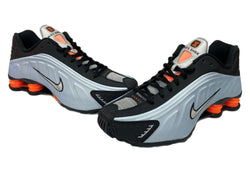 ナイキ NIKE 24年製 W SHOX R4 BLUE TINT ショックス ブルーティント ローカット シューズ 青 黒 AR3565-401 メンズ靴 スニーカー ブラック 28cm 104S-932