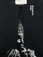 アンダーカバー UNDERCOVER × TAKAHIROMIYASHITA TheSoloist. ソロイスト PRINT T-SHIRT プリント Tシャツ 半袖 黒 Tシャツ プリント ブラック Lサイズ 104MT-1597