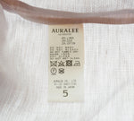 オーラリ― AURALEE SILK LINEN DOBBY SHIRTS JACKET シルク リネン ドビー シャツ ジャケット A21SS01SD 5 長袖シャツ パープル 103MT-3267