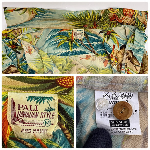 【曜日割引対象外】 サンサーフ SUN SURF スペシャルエディション 長袖アロハシャツ “FESTIVAL” 箱付き M20542 長袖シャツ マルチカラー Mサイズ 201MT-4375 VB