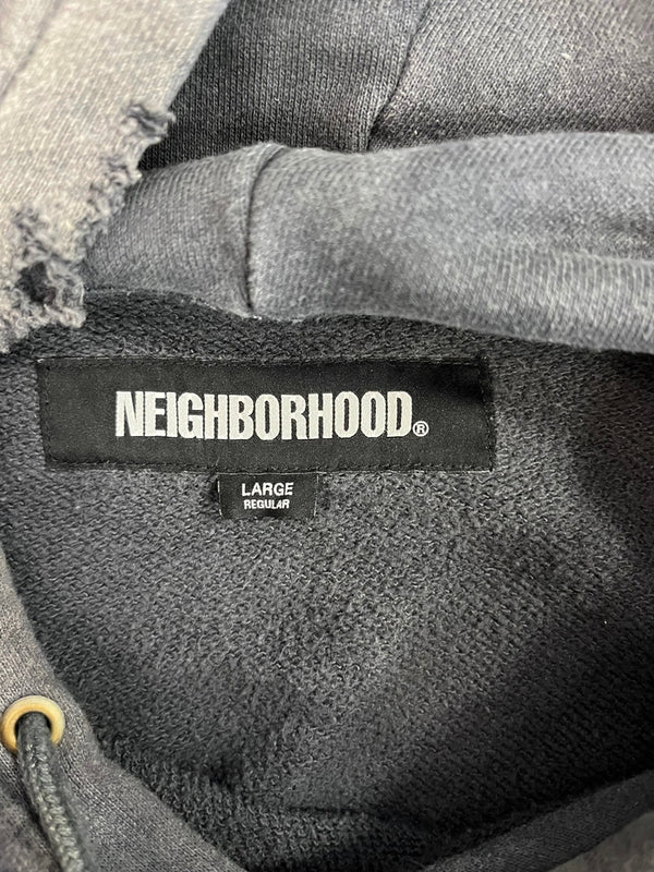 ネイバーフッド NEIGHBORHOOD avage Sweatparka 伊勢丹限定 サベージスウェットパーカ パーカー ヴィンテージ加工 ダメージ加工  2320KNH-CSM02S パーカ グレー Lサイズ 101MT-4550