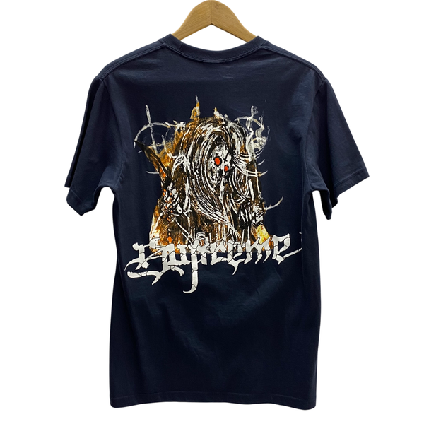 シュプリーム SUPREME 24AW Satan Tee Tシャツ ネイビー Sサイズ 201MT-4812