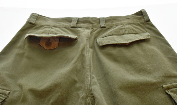 ミリタリーアイテム military FRENCH ARMY フランス軍 M47 CARGO PANTS ヘリンボーン カーゴパンツ カーキ 11 103MB-277