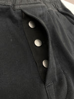 リックオウエンス Rick Owens 21SS MASTODON CARGO PANTS マストドン カーゴ パンツ スウェット ボタン ズボン 黒 無地 RU21S6396-BA カーゴパンツ ブラック US 38 104MB-384