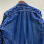 【曜日割引対象外】 リアルマッコイズ The REAL McCOY’S THE DOUBLE DIAMOND ウォバッシュストライプワークシャツ 長袖シャツ ブルー 16サイズ 201MT-4364 VB